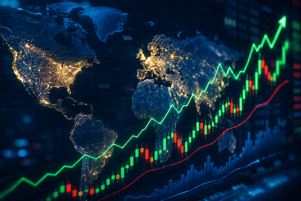 Global Stocks Rally Despite Rising Oil Prices and Bond Market Pressure